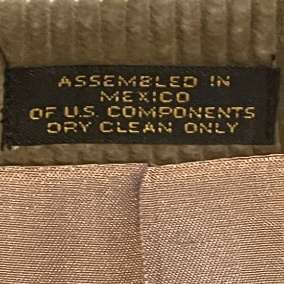 HOLBROOK Vintage MENS BLAZER 48L Corduroy 2 BUTTON SPORT COAT Lined BEIGE 0917AT - Picture 7 of 12